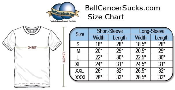 Medium T Shirt Size Chart